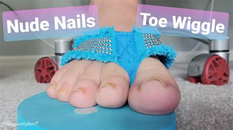 Nude Nail Toe Wiggle Wedge Flip Flops My Pretty Feet Store Clips4sale