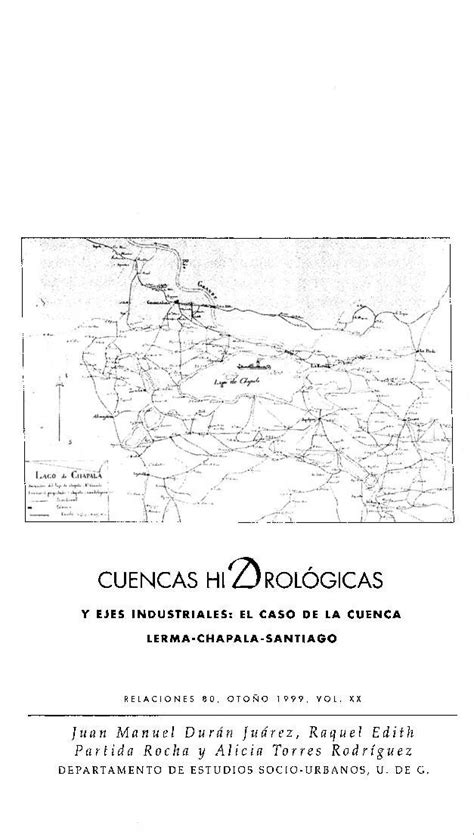 Pdf Cuencas Hidrol Gicas El R O Lerma Que Da Origen Al Sistema