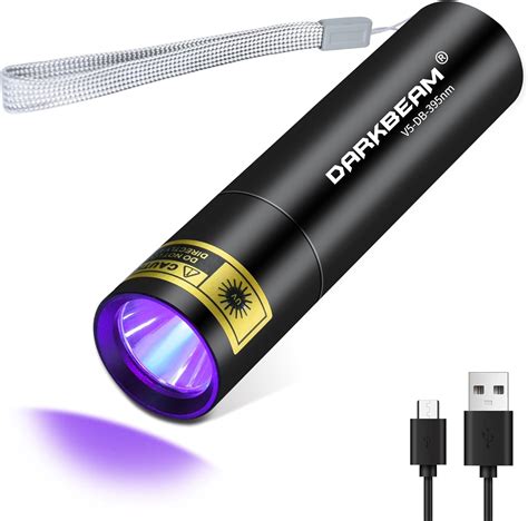 Darkbeam Uv Flashlight Nm Black Light Mini Powerful Woods Lamp