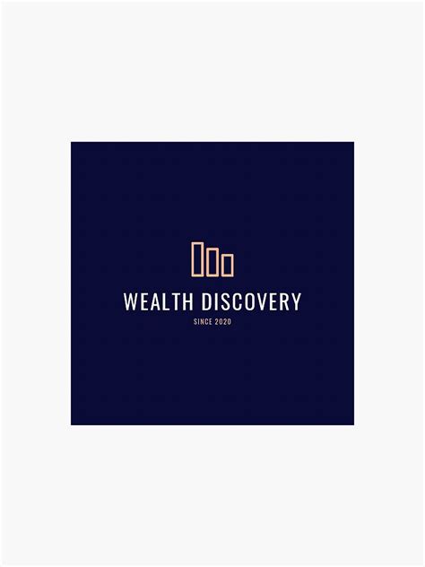 Wealth Discovery Sticker For Sale By Aaronparry1 Redbubble