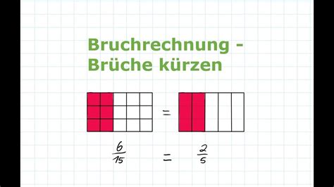 Bruchrechnung Br Che K Rzen Mathe Einfach Erkl Rt Youtube