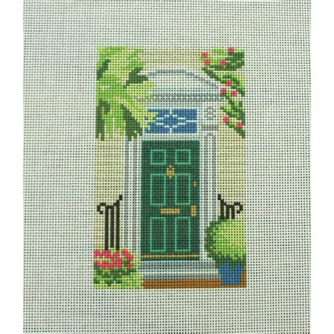 Charleston Green Door – Pocket Full of Stitches