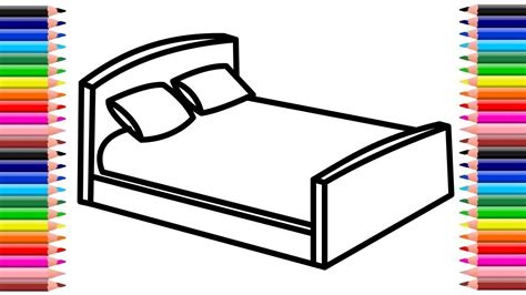 Easy Bed Drawing