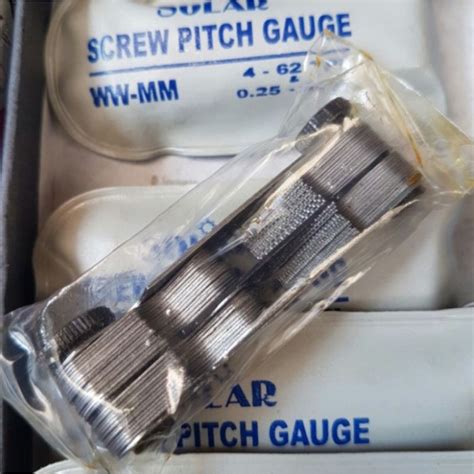 Jual Treadh Pitch Gage Solar Mal Drat Screw Pitch Gauge Japan Shopee