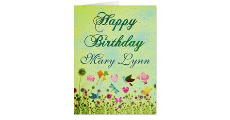 GIANT Happy Birthday Personalized Card | Zazzle