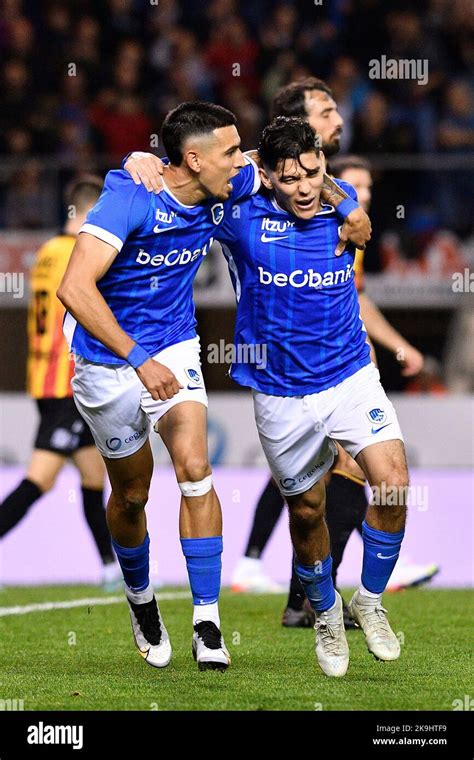 Genk S Daniel Munoz Mejia And Genk S Gerardo Arteaga Celebrate After