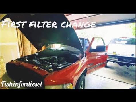 97 98 5 12v Cummins Fuel Filter Change YouTube