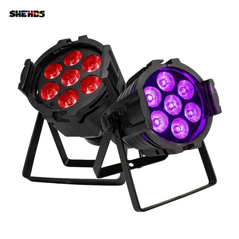 Shehds Luces Led De Aleaci N De Aluminio Dmx X W Rgbwa Par Uv Dj