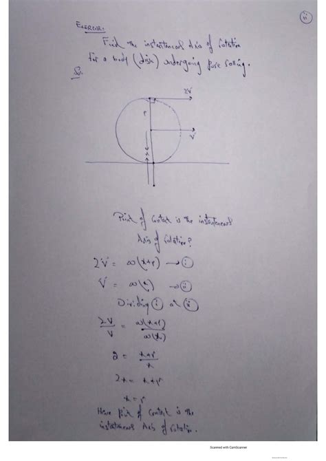 SOLUTION: Axis of Rotation Examples - Studypool