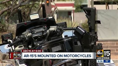 Tempe Police Mount Ar 15s On Motorcycles Abc15 Arizona