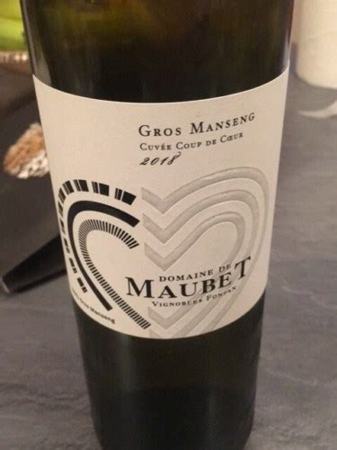 Vignobles Fontan Domaine de Maubet Cuvée Coup de Coeur Gros Manseng