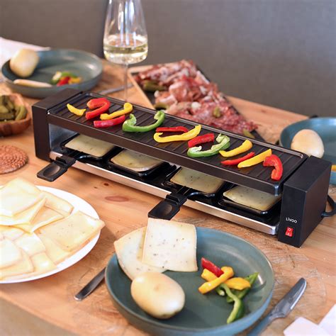 Appareil à raclette pour 4 personnes 800W