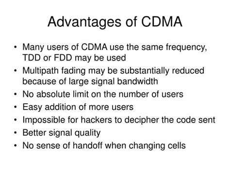 Analyse Comparative Du Cdma Et Du Gsm Et Tous Les Détails Connexes