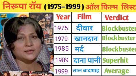 Nirupa Roy All Movies Name List Ll Nirupa Roy All Film