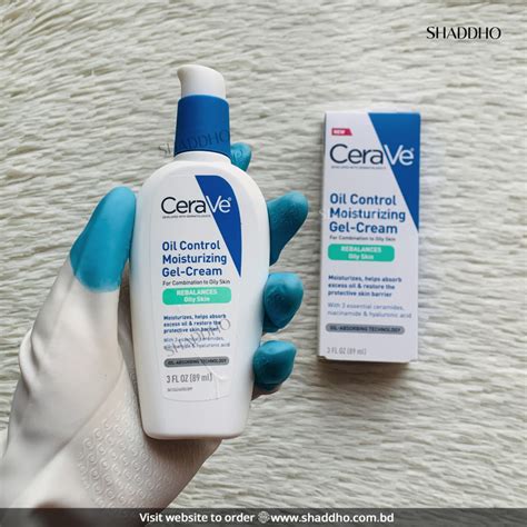 cerave oil control moisturizing gel cream  combination  oily skin