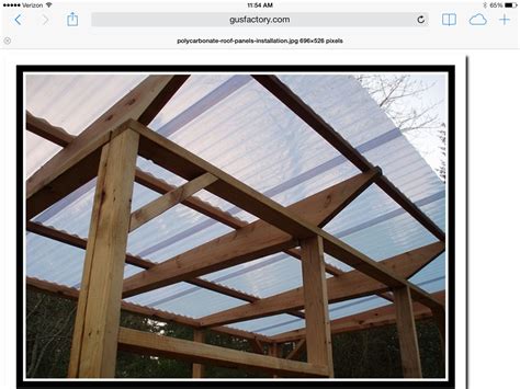 Polycarbonate Roof Panels for Pergola