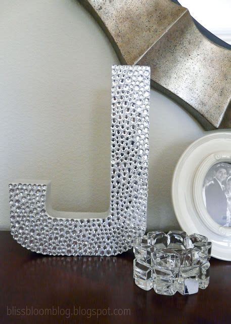 Make Bling Bling Rhinestone Monogram Via Bliss Bloom Blog