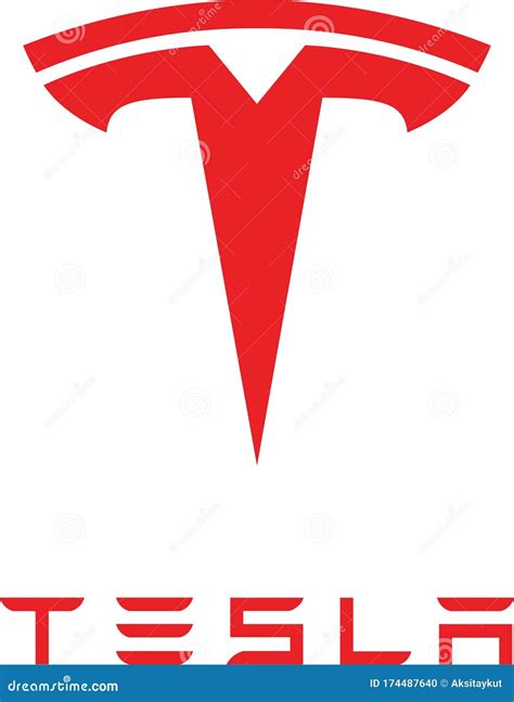 Logo Tesla Motor Vector Illustration | CartoonDealer.com #124804482