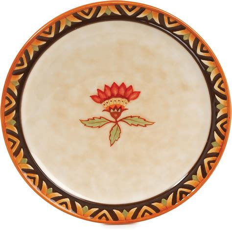 Amazon Fitz And Floyd Global Market Party Plate Red Flower