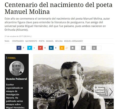 Miguel Hernández multimedia centenario MUNDIARIO publica un artículo