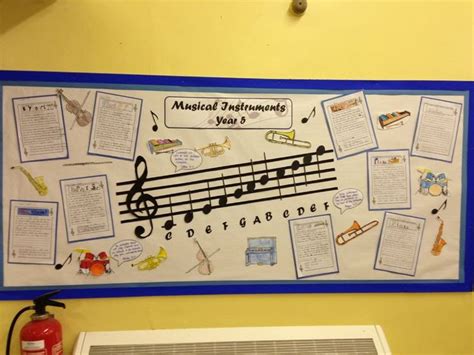 Music Musical Instruments Notes Display Classroom Display