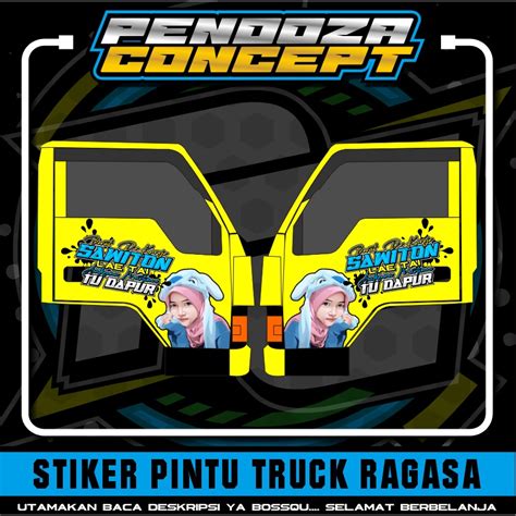 Jual Sticker Decal Pintu Truck Ragasa Gambar Cewek Shopee Indonesia