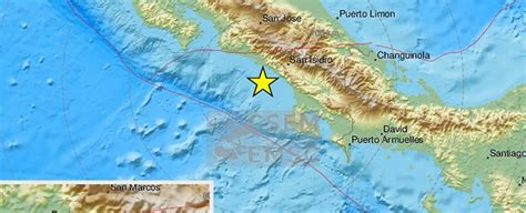 Costa Rica Es Sacudido Por Movimiento Telúrico De 5 3 Grados