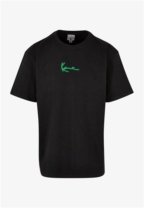 Karl Kani Small Signature Logo Tricou Cu Imprimeu Blacknegru