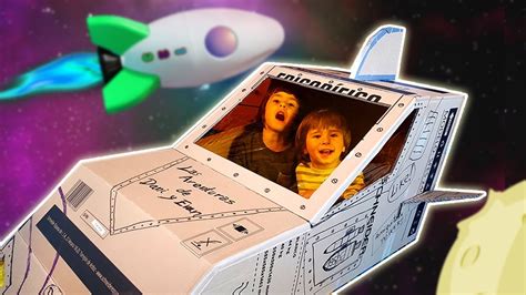 Construye tu propia nave espacial de cartón para niños una aventura