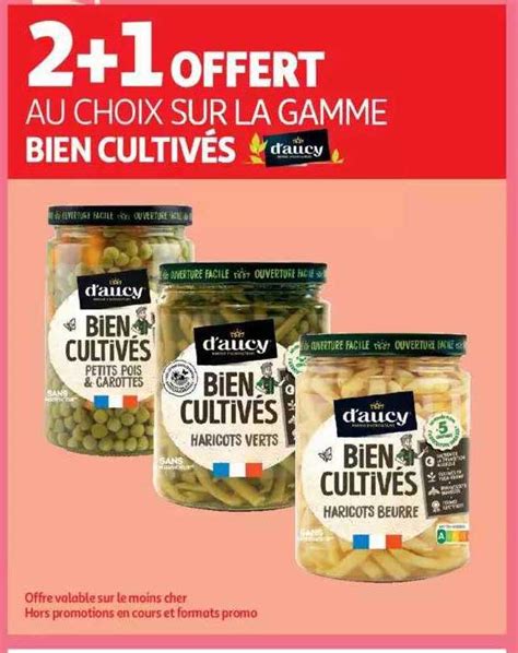 Promo La Gamme Bien Cultivés D aucy chez Auchan iCatalogue fr