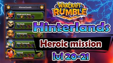 Hinterlands Heroic Mission Lvl 20 21 No Leaders Warcraft