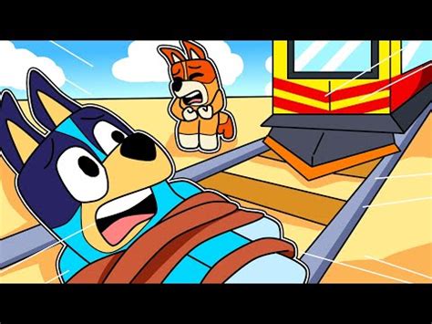 Video Escapa Del Tren Con Bluey Y Bingo En Roblox Por Mora