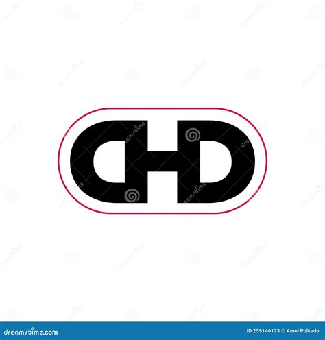 Monograma De Letras Iniciales De Nombre De La Empresa Dhd Icono Dhd