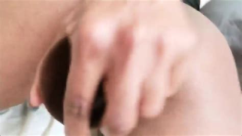 Ebony Chick Masturbates Her Creamy Pussy Before Sex