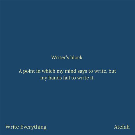 Writer's Block