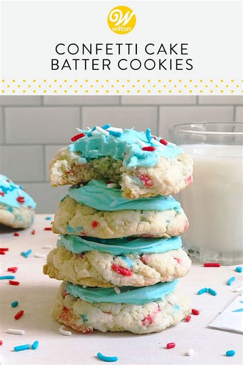 Confetti Cake Batter Cookies Recipe Recipe Confetti Cake Cookies