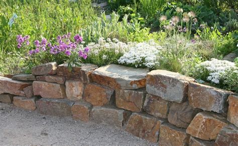 Gartengestaltung Mit Trockenmauern Gartengestaltung Steinmauer