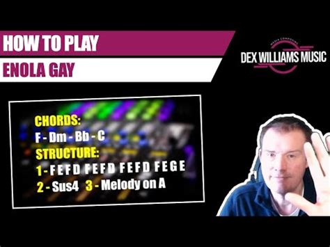 How To Play Enola Gay By Omd On Keyboard Youtube