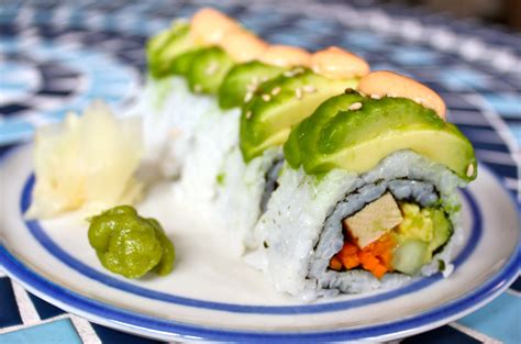 Vegan dragon roll - The Vegan Twist