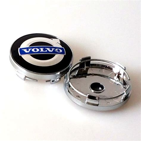 2021 60mm Alloy Volvo Wheel Center Caps Hub Cover Car Emblem Badge Blue