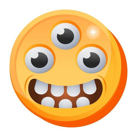 Download Monster Three Eye Emoji For Free Eyes Emoji Vector Art