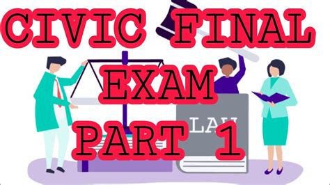 Civic Final Exam With Answer For Fershman Students Part One Youtube