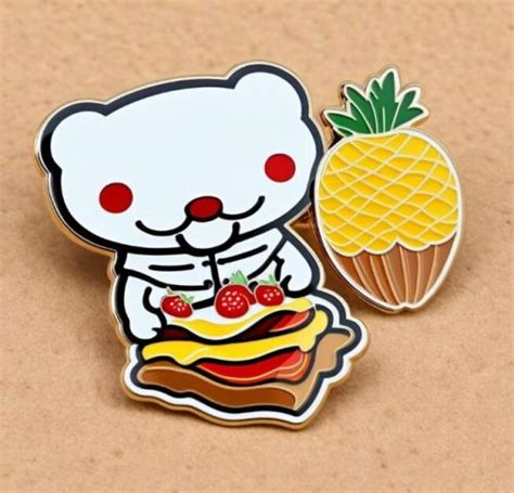 Food Lapel Pins For Cuisine Connoisseursflaunt Your Foodie Pride