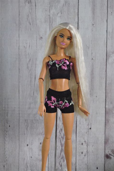 Beautiful Handmade Lingerie For 1 6 Scale Dolls TOP And SHORTS Etsy