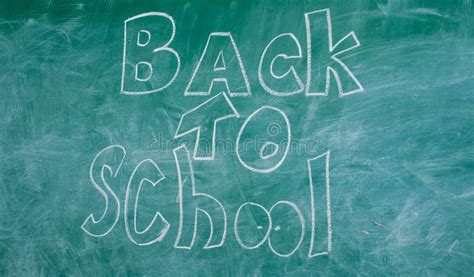 Chalkboard With Inscription Back To School Advertisement Back To