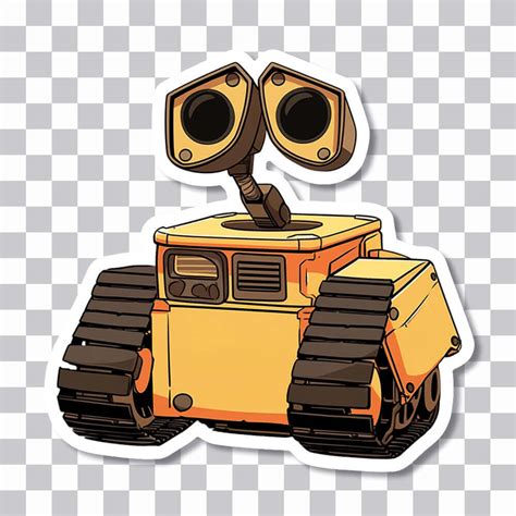 WALL-E Aesthetic Sticker - Free Download Cartoons Stickers Here!