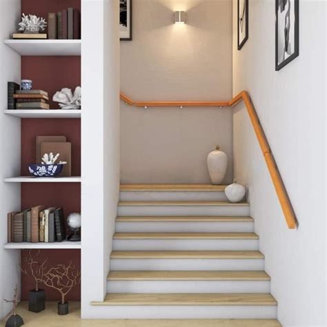 JWW Rampe D Escalier 50 350 Cm Main Courante Escalier En Bois Garde