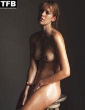 Franziska Von Tschurtschenthale Sexy Poses Nude Flaunting Her Wet Tits And Pussy In A Photoshoot