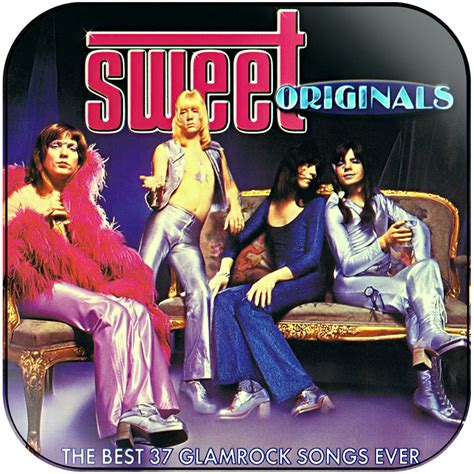 Sweet Sweet Originals The Best 37 Glamrock Songs Ever Album Cover Sticker