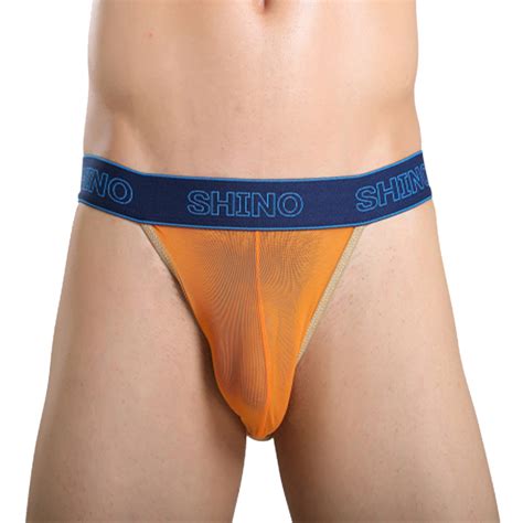 Buy Magideal Sexy Men Underwear Bikini Net Yarn Comfy Briefs Underpants Shorts Orange L Online